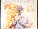 Megadeth Orange Autographed Opa Ocean Splatter Final Album #350/659 JSA Verified