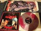 BERSERK ANIME SOUNDTRACK TIGER LAB RED SILVER COLOURED VINYL SCREEN PRINT POSTER