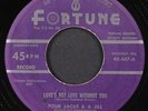 FOUR JACKS & A JILL: love's not without you / i'm in love with someone FORTUNE