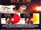 King ELVIS Presley in Concert EPiC 2LP Exclusive RUBY RED & BLACK MARBLE 1 LEFT
