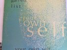 Garrett List Your Own Self 1972 Opus One LP EX/VG SCARCE