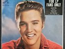 Elvis Presley - For LP Fans Only-RARE-same photo on front & back
