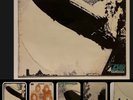 LED ZEPPELIN 1 TURQUOISE COVER SUPERHYPE CORRECTED MATRIX UK LP OG 1969 I VINYL