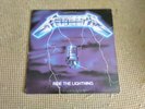 Metallica Ride The Lightning Vinyl White Label Gold Stamp Promo 1984 W/Inner