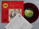 The Beatles  - Michelle -  Japanese RED VINYL Picture Sleeve PS 7