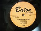 THE RIVILEERS - 78rpm  R&B - BATON #200 -A THOUSAND STARS / HEY CHIQUITA