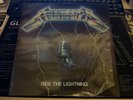 METALLICA: Ride The Lightning 1984 Elektra Megaforce 12