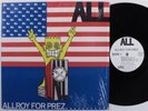 ALL Allroy For Prez CRUZ EP VG+/VG++ 45rpm with lyric sheet insert SHRINK o