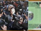 ROBBIE WILLIAMS SIGNED (Smudged) LIFE THRU A LENS COKE BOTTLE GREEN VINYL ALBUM