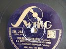 78 RPM-TOURS-DJANGO REINHARDT & LE QUINTETTE DU HOT CLUB DE FRANCE-SWING-SW.253