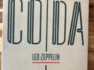 Led Zeppelin Coda Numbered Gold Stamp Promo Inner Sleeve 1982 Swan Song Records