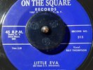 Johnny Rockhouse Green LITTLE EVA / FORGIVE ME 45 On The Square 315 Rocker HEAR