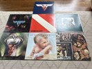 VAN HALEN- (7) LP Vinyl Record LOT- 5150, Diver, VH, VH2,Fair Warning, 1984 VG +
