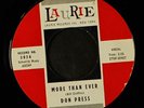 DON PRESS & MYSTICS: more than ever / ask the robin LAURIE 7