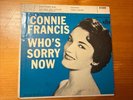 Connie Francis ‎– Who's Sorry Now 1957 MGM X1599 EP 45 7” Vinyl VG