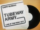 Gary Numan LP TUBEWAY ARMY - Live at The Roxy 1977 WHITE LABEL