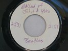BEATLES BALLAD OF JOHN & YOKO OLD BROWN SHOE ADVANCE TEST PRESSING APPLE 2031