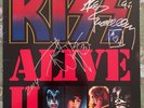 KISS ALIVE II VINYL USA 1977 RCA CLUB EDITION SIGNED ACE FREHLEY AND PETER CRISS