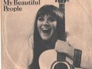 MELANIE-RAREST PICTURE SLEEVE  + 45--(MY BEAUTIFUL PEOPLE)--PS--PIC--SLV