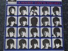 THE BEATLES HARD DAYS NIGHT 1ST UK VINYL LP PCS 3058 Y/B STEREO EX+ 1964