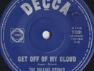 ROLLING STONES 45: GET OFF OF MY CLOUD/I'M FREE AUSSIE DECCA 7261 EX & EX 1965