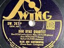 Don Byas Quartet : Blue and sentimental / Ain't misbehavin 78 RPM SWING SW. 267