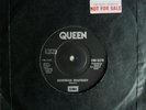 RARE SAMPLE EX+ (NM) QUEEN BOHEMIAN RHAPSODY 1980s EMI UK REPRESS SUPERB
