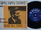 BILLY FURY Hippy Hippy Shake RARE Denmark 45 UK EXPORT b/w Glad All Over LISTEN