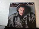 signed NEIL DIAMOND RECORD ALBUM-HEADED FOR THE FUTURE-HOLE PUNCH  ekim