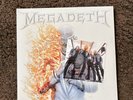 Megadeth - Megadeth (Red/Blue Ghostly) Vinyl signed Art Card