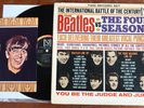 The BEATLES vs The FOUR SEASONS LP VeeJay DX30 1964  w/repro POSTER