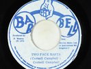 Reggae 45 - Cornell Campbell - Two Face Rasta - Bar Bell Jamaica VG+