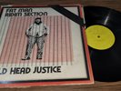 LP DUB / FATMAN RIDIM SECTION / BALD HEAD JUSTICE / TOP RANKING SOUNDS VG+