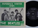 BEATLES Paperback Writer RED BACK VARIANT rare Sweden 45 swedish Rain LISTEN