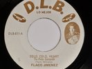 FLACO JIMENEZ: Cold Cold Heart US D.L.B. Latin Hank Williams Tex Mex 45 HEAR