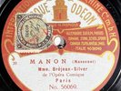 Bréjean-Silver : Manon (Massenet) / Faust (Gounod) 78 RPM 11