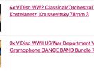 7x 78rpm v disc bundle as listed - only purchase if discussed already