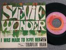 STEVIE WONDER -I WAS MADE TO LOVE HER - ITALY  TAMLA MOTOWN 45TM 8021  EX/EX