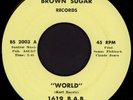 1619 BAD ASS BAND World / For Your Love 45 Brown Sugar Rare 1973 NJ Funk M-