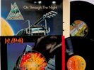 DEF LEPPARD- On Through The Night & Pyromania 2-LP Set + Inners UK Vinyl EX