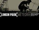Meteora by Linkin Park Record Translucent Gold Red Splatter Vinyl