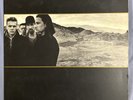 U2 The Joshua Tree Gatefold OG Lyrics Poster Island Records 90581-1 LP Very Good