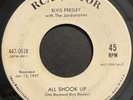 ELVIS PRESLEY - All Shook Up / Thats When Your Heartaches 45rpm Promo 1964 VG