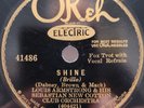 HEARLouis Armstrong Shine Just A Gigolo Rare OKeh 41486 Jazz 78 RPM