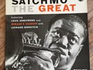 LOUIS ARMSTRONG - SATCHMO THE GREAT SOUNDTRACK VINYL LP / SIGNED BY LOUIS + 2