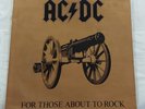 AC/DC – For Those About To Rock LP Record 1981 *Please Read Description*