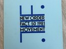 New Order - Movement - 1981 UK 1st - Vinyl LP - Factory Records