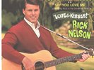 RICK NELSON-PICTURE SLEEVE + 45--(LOVE  AND KISSES)--PS--PIC-SLV