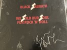 GEEZER BUTLER Signed BLACK SABBATH DEBUT SELF TITLED VINYL LP
