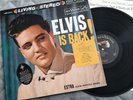 Elvis Presley ELVIS IS BACK LSP-2231 (USA 1960 ORIGINAL) RARE MIRACLE STICKER